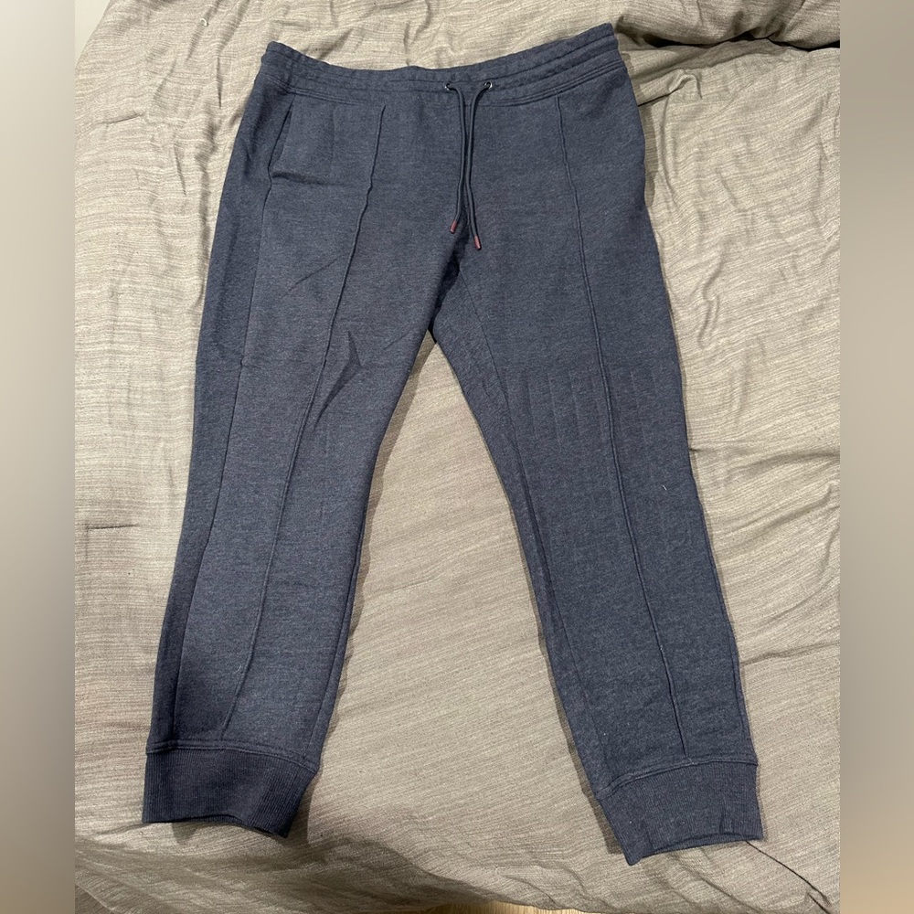 Blue sweat pants